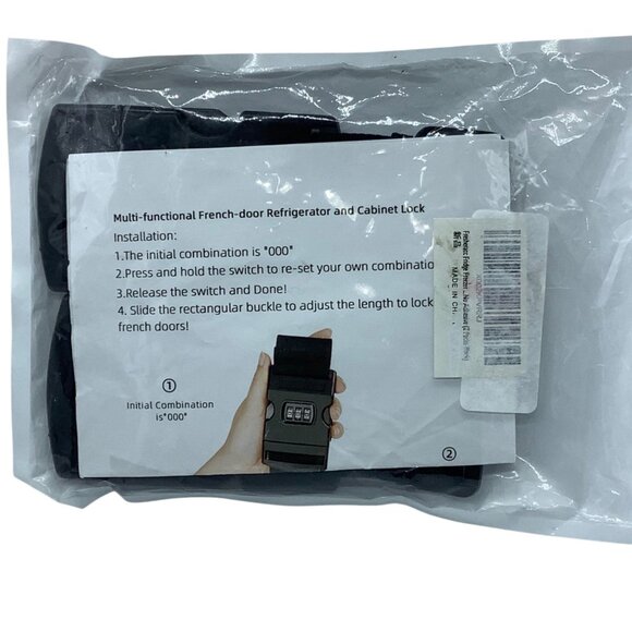 Multi-Functional French-Door Refrigerator & Cabinet Lock 3 Digit Combination - Picture 1 of 3